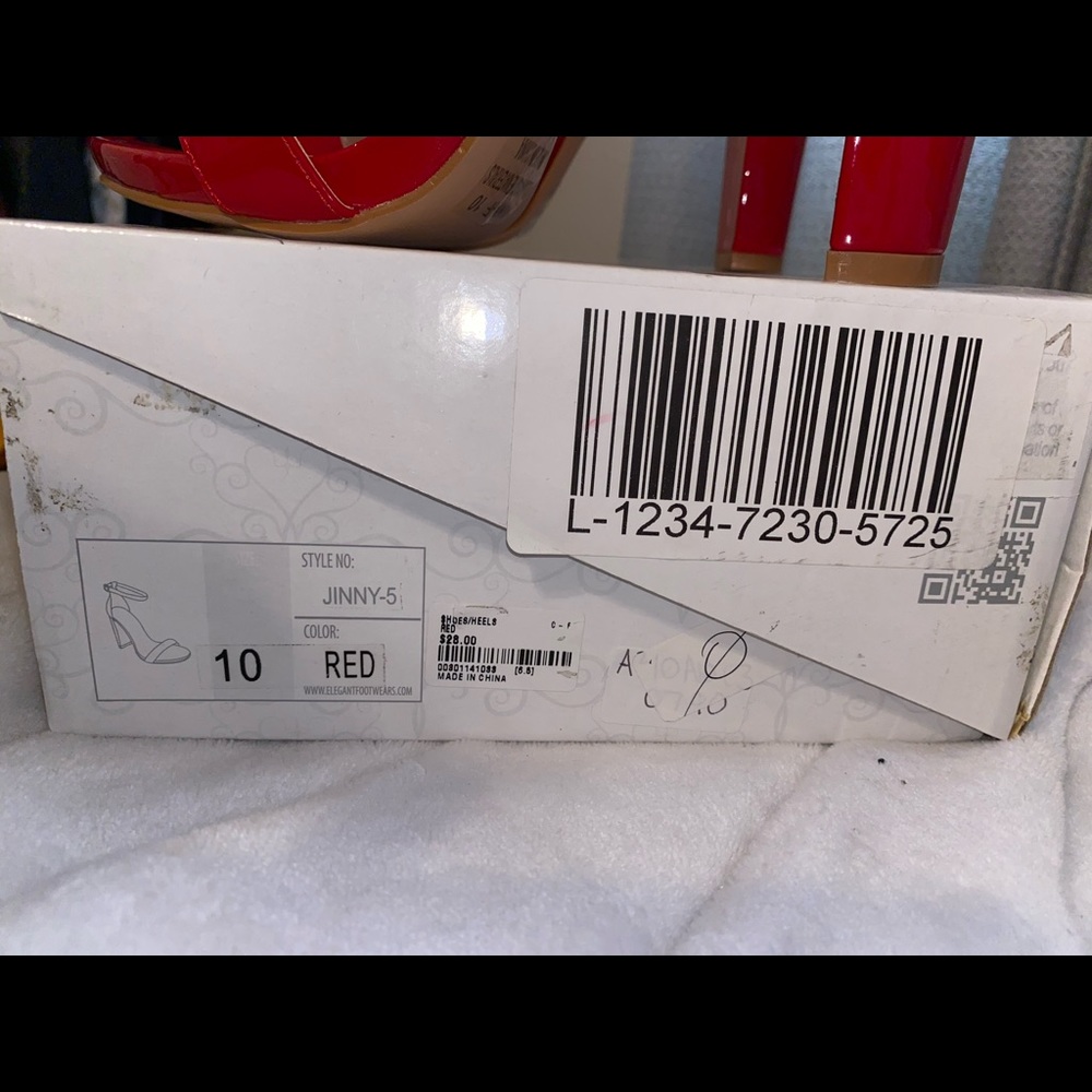 Size 10 Red Heels